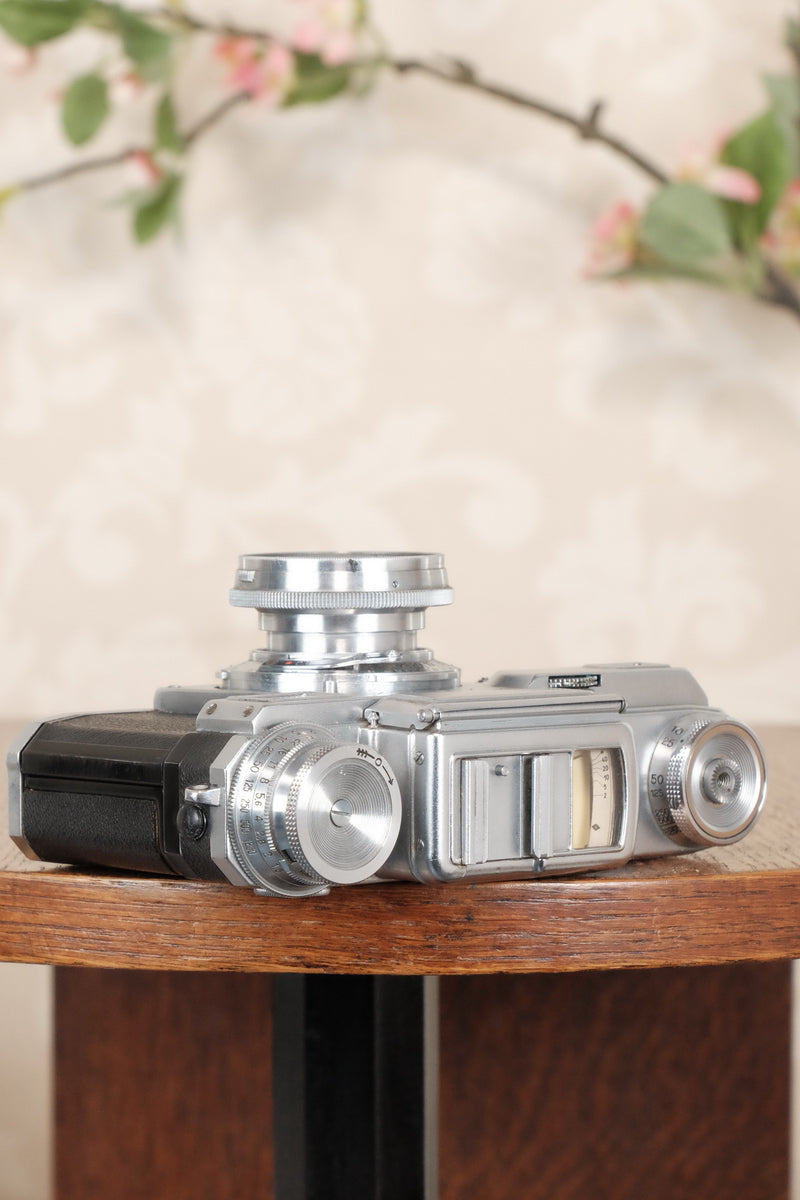 1937 Zeiss Ikon Contax, 35mm coupled rangefinder, with Sonnar lens, CLA'd, Freshly Serviced! - Zeiss-Ikon- Petrakla Classic Cameras