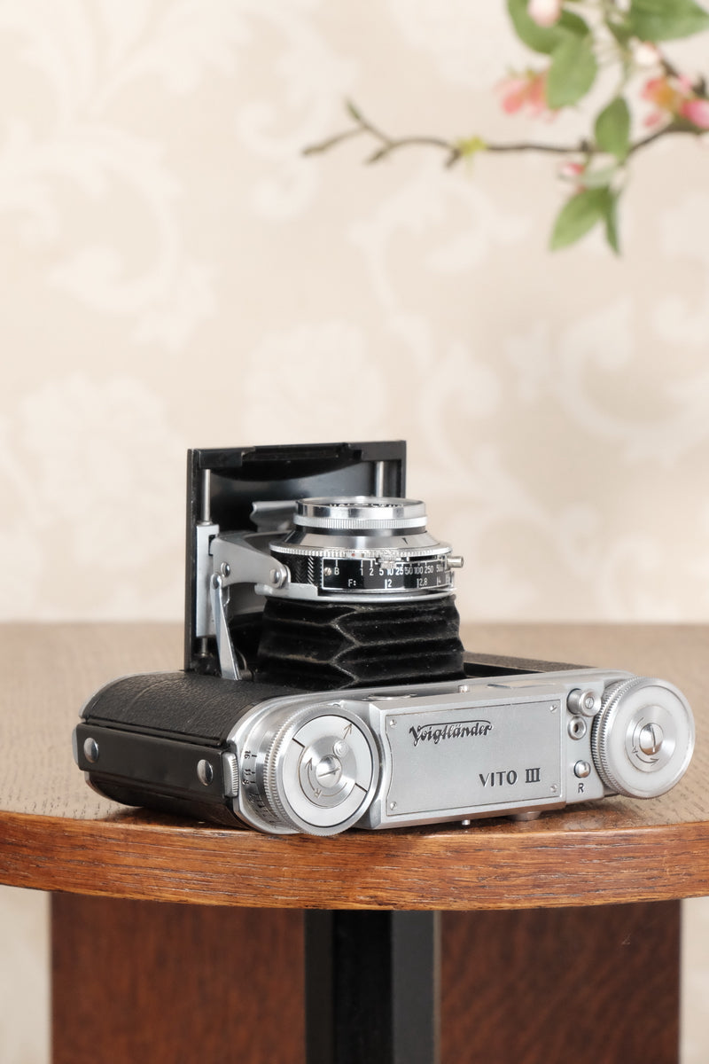1952 Voigtlander Vito III, Rangefinder with 2.0 Ultron lens, CLA'd, Freshly Serviced! - Voigtlander- Petrakla Classic Cameras