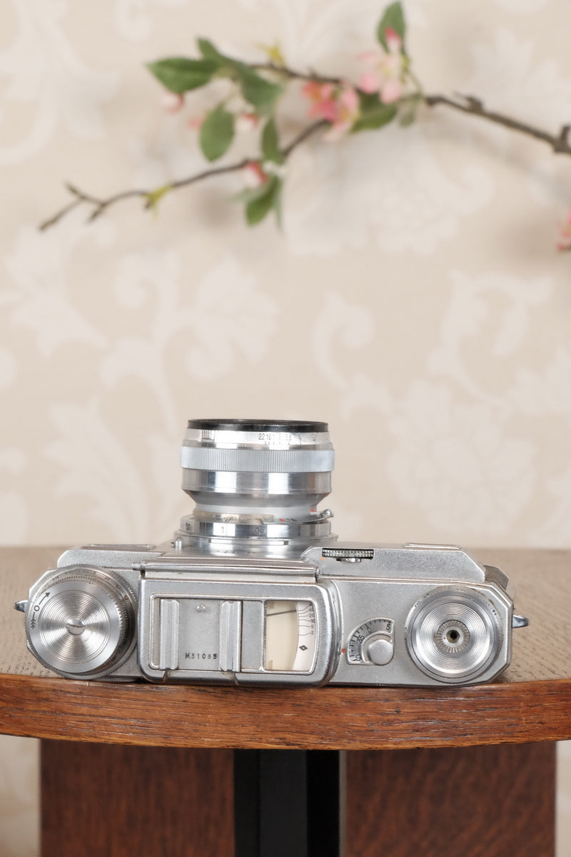 1940 Zeiss Ikon Contax with a 1.5/50mm T coated Sonnar. CLA'd, Freshly Serviced! - Zeiss-Ikon- Petrakla Classic Cameras
