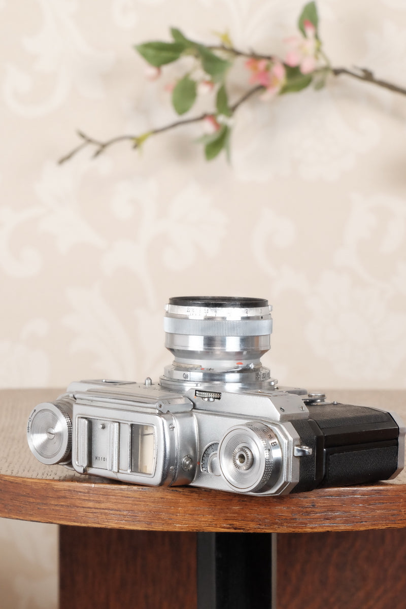 1940 Zeiss Ikon Contax with a 1.5/50mm T coated Sonnar. CLA'd, Freshly Serviced! - Zeiss-Ikon- Petrakla Classic Cameras