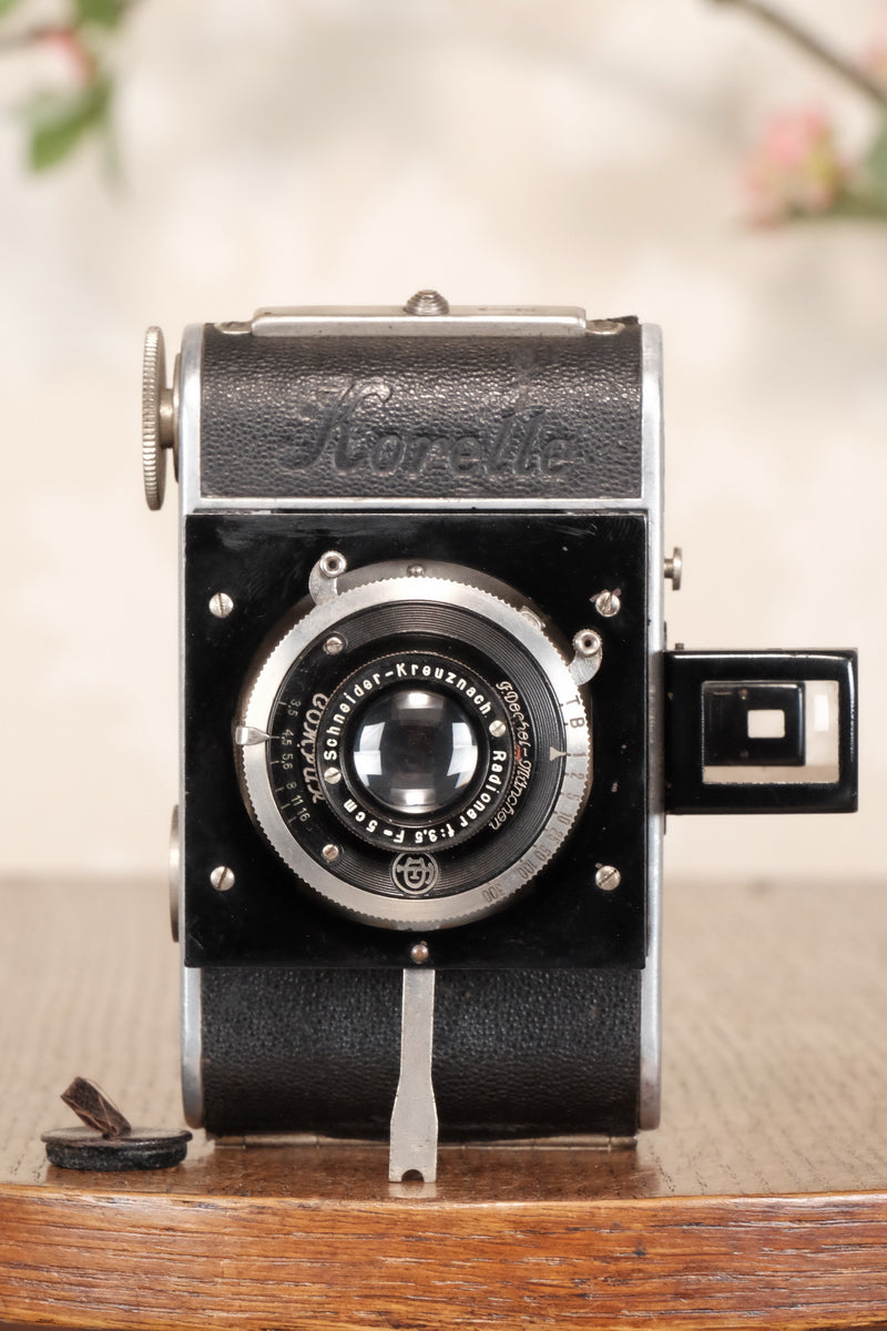 1932 KOCHMANN KORELLE, German folding camera, Freshly Serviced