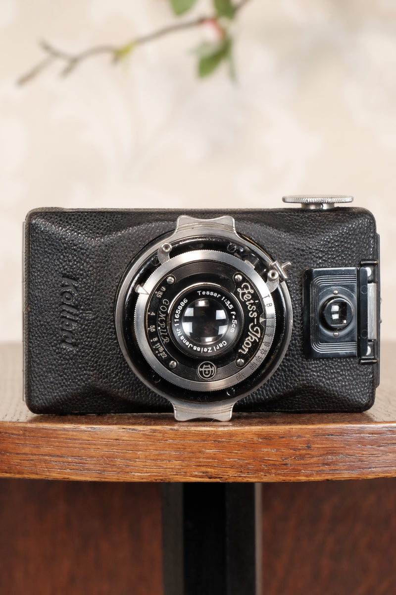 Superb! 1930 Zeiss-Ikon Kolibri Camera, CLA'd, Freshly Serviced! - Zeiss-Ikon- Petrakla Classic Cameras