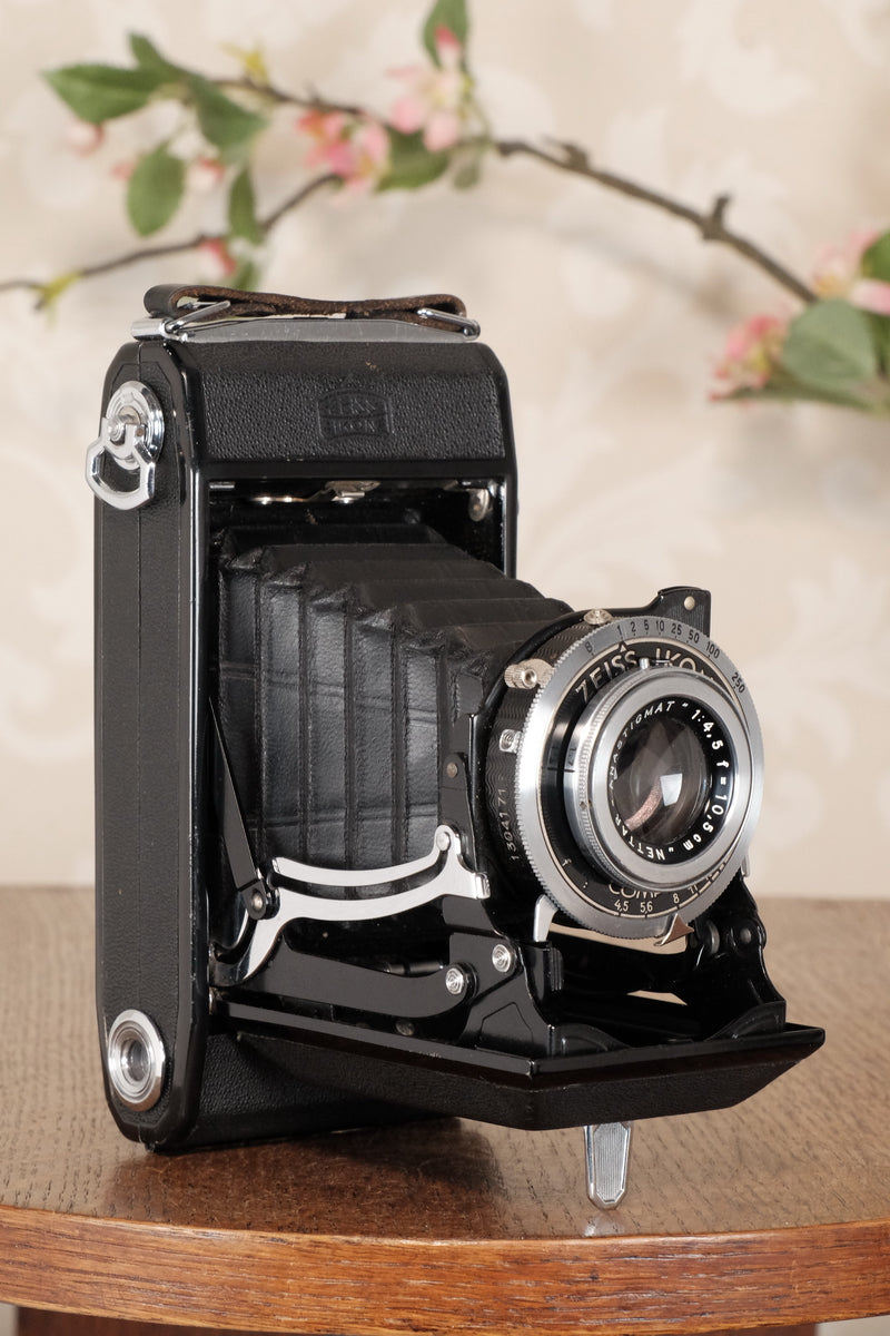 Near Mint! 1938 Zeiss-Ikon Nettar 6x9, Freshly Serviced, CLA'd! - Zeiss-Ikon- Petrakla Classic Cameras
