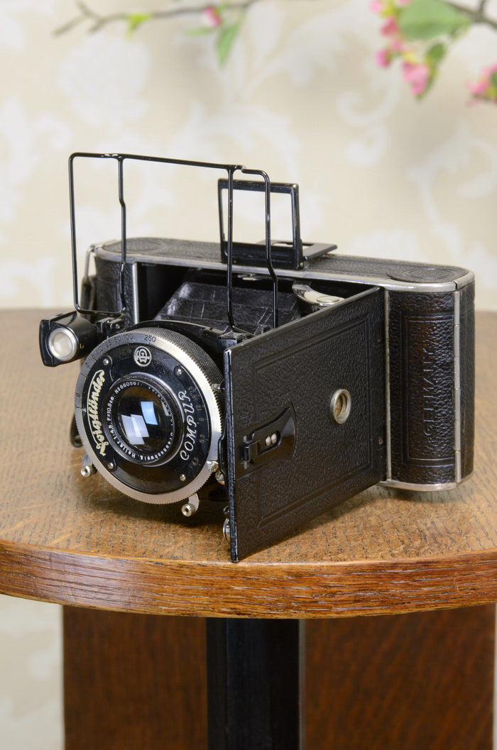 1933 Voigtlander 6x9 Folder with HELIAR lens, CLA'd FRESHLY SERVICED! - Voigtlander- Petrakla Classic Cameras