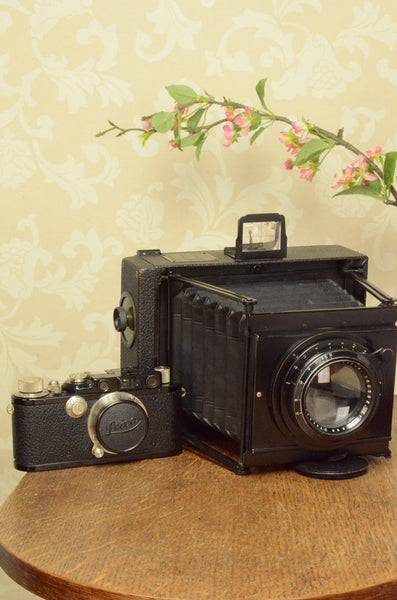 Near Mint cosmetics! circa1925 ICA Minimal-Palmos, Large Format 10x15cm camera. - Ica- Petrakla Classic Cameras