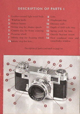 9 SUPERB Zeiss Ikon Contax I II III IIa IIIa manuals and much more, PDFs DOWNLOAD! - Zeiss-Ikon- Petrakla Classic Cameras