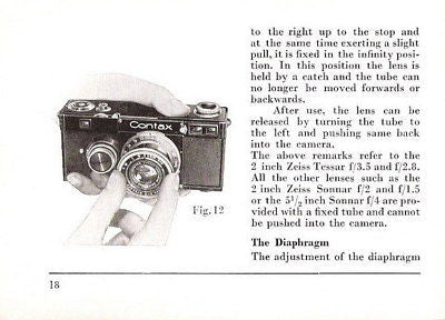 9 SUPERB Zeiss Ikon Contax I II III IIa IIIa manuals and much more, PDFs DOWNLOAD! - Zeiss-Ikon- Petrakla Classic Cameras