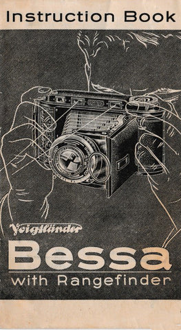 Voigtlander Bessa with Rangefinder Instruction book (original) Free Shipping! - Voigtlander- Petrakla Classic Cameras