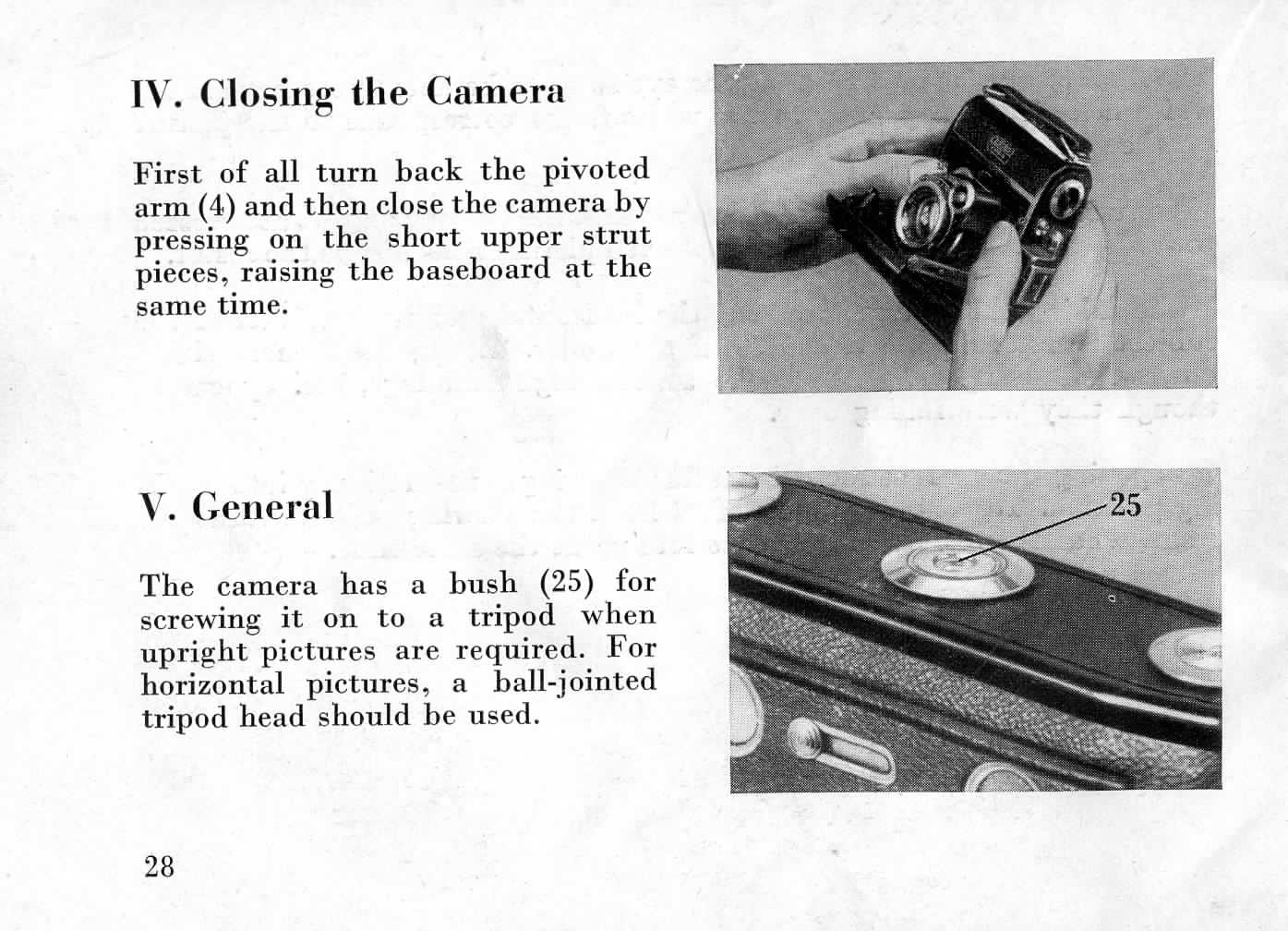 Super Ikonta A II Instruction for use (Dresden) 4 1/4 1 3/4(Original)