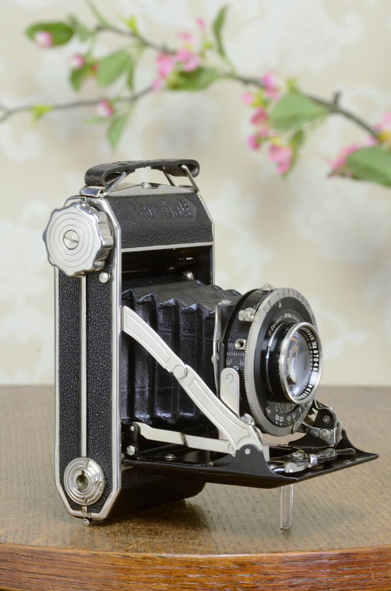 NEAR MINT! 1936 BEIER – VAUXHALL 6x6 medium format camera, FRESHLY SERVICED! - Beier- Petrakla Classic Cameras
