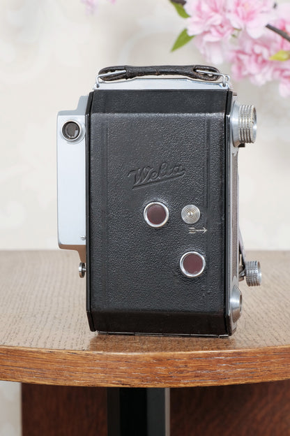 Rare! 1938 WELTA WELTUR, Medium format, Coupled Rangefinder Camera. CLA'd, Freshly serviced!