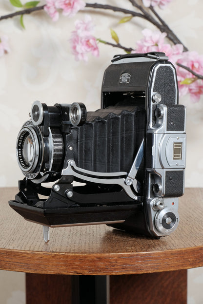 SUPERB! 1938 Zeiss Ikon Super Ikonta 6x9, Tessar lens. CLA'd, Freshly Serviced!