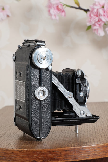 Rare! 1937 Balda Baldaxette, 6x4.5 Coupled Rangefinder camera. Freshly Serviced!, CLA'd