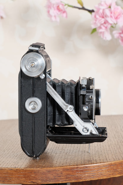 Rare! 1937 Balda Baldaxette, 6x4.5 Coupled Rangefinder camera. Freshly Serviced!, CLA'd