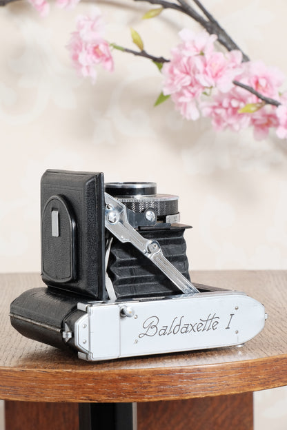Rare! 1937 Balda Baldaxette, 6x4.5 Coupled Rangefinder camera. Freshly Serviced!, CLA'd