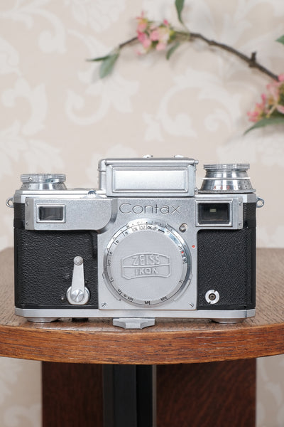 Near mint, 1939 Zeiss Ikon Contax III body, CLA'd, Freshly Serviced!