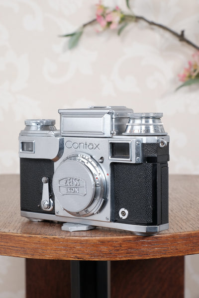 Near mint, 1939 Zeiss Ikon Contax III body, CLA'd, Freshly Serviced!