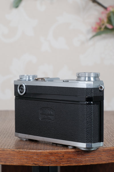 Superb! 1938 Zeiss Ikon Contax II Body and 50mm Zeiss Sonnar lens, CLA'd, Freshly Serviced!