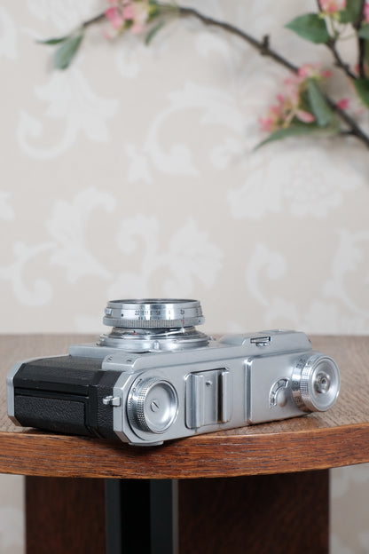 Superb! 1938 Zeiss Ikon Contax II Body and 50mm Zeiss Sonnar lens, CLA'd, Freshly Serviced!
