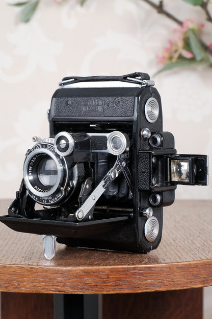 Superb 1938 ZEISS-IKON SUPER IKONTA A, 6x4.5, Tessar lens. CLA’d, Freshly Serviced!
