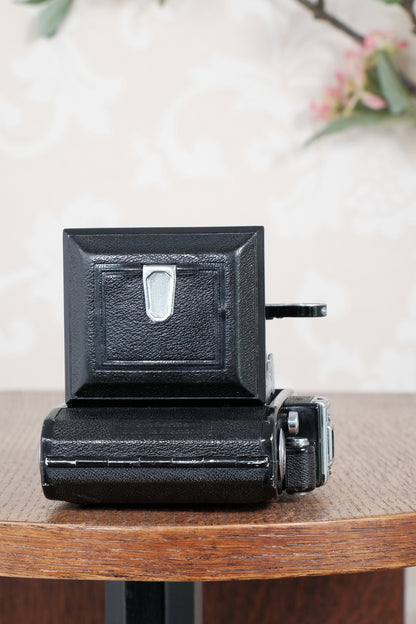 Superb 1938 ZEISS-IKON SUPER IKONTA A, 6x4.5, Tessar lens. CLA’d, Freshly Serviced!