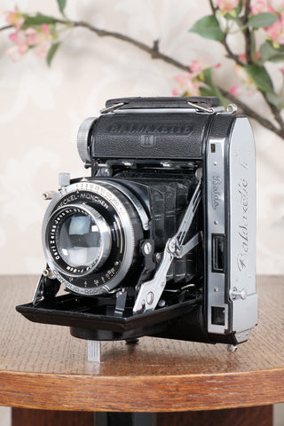 Rare! Near Mint 1938 Balda Baldaxette II, 6x6 Coupled Rangefinder camera, Tessar lens. Freshly Serviced!, CLA'd