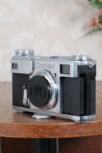 Near Mint! 1938 Zeiss Ikon Contax II,  CLA'd, Freshly Serviced!