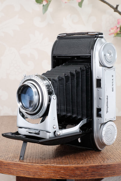 Superb! 1950 Voigtlander 6x9 Bessa II with Color Heliar lens. Freshly serviced, CLA'd