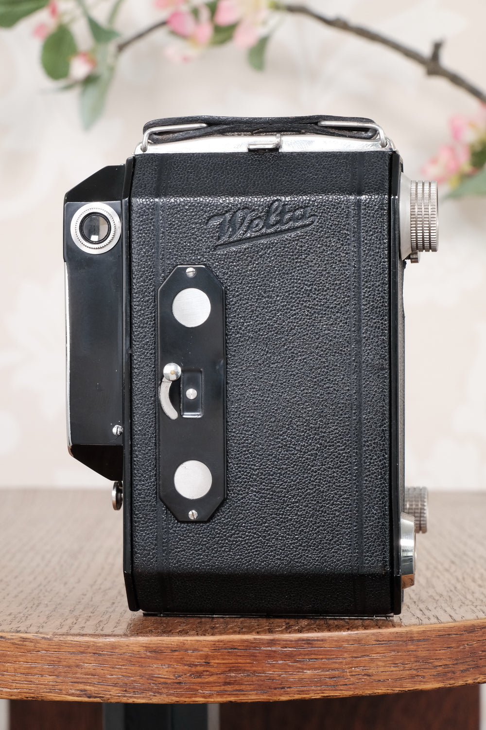MINT! 1936 Rare Black Welta Weltur 6x4.5 Coupled Rangefinder Camera. Freshly Serviced! CLA'd