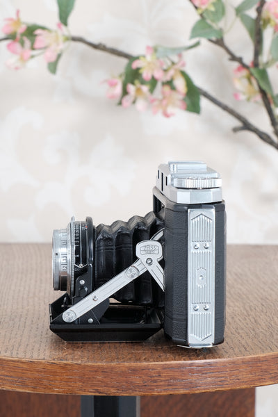 Near Mint! 1954 6x6 Zeiss-Ikon Mess Ikonta,  With built-in rangefinder, Tessar lens & Synchro-Compur shutter. CLA'd,  Freshley Serviced!