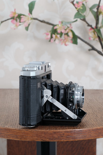 Near Mint! 1954 6x6 Zeiss-Ikon Mess Ikonta,  With built-in rangefinder, Tessar lens & Synchro-Compur shutter. CLA'd,  Freshley Serviced!