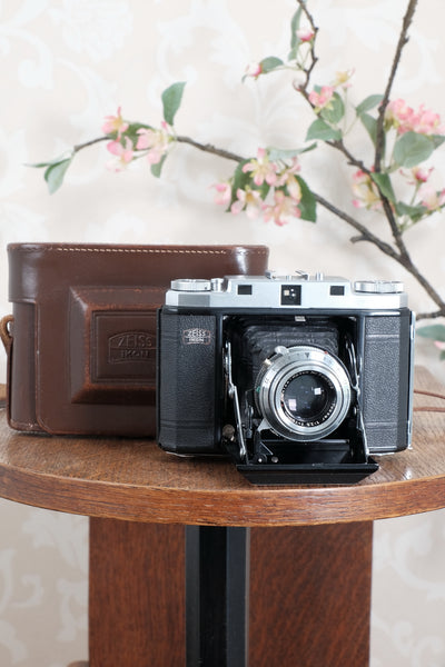 Near Mint! 1954 6x6 Zeiss-Ikon Mess Ikonta,  With built-in rangefinder, Tessar lens & Synchro-Compur shutter. CLA'd,  Freshley Serviced!