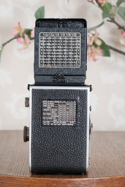 Superb 1936 Old Standard Rolleiflex with lovely original case and strap. Freshly Serviced, CLA’d!