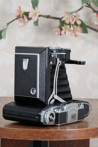 MINT! Brand new old stock! 1938 Zeiss Ikon 6x9 Super Ikonta C with Tessar lens, CLA’d, Freshly Serviced!