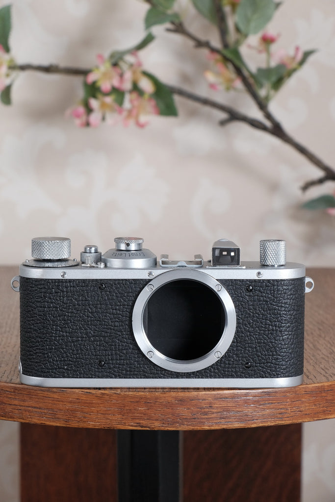 Superb! 1938 Leitz Leica I Standard, CLA'd, Freshly Serviced!