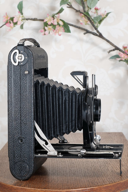 Giant! 1932 Voigtlander 8.5x14 Folding camera with 150mm Skopar lens. Freshly Serviced, CLA'd.