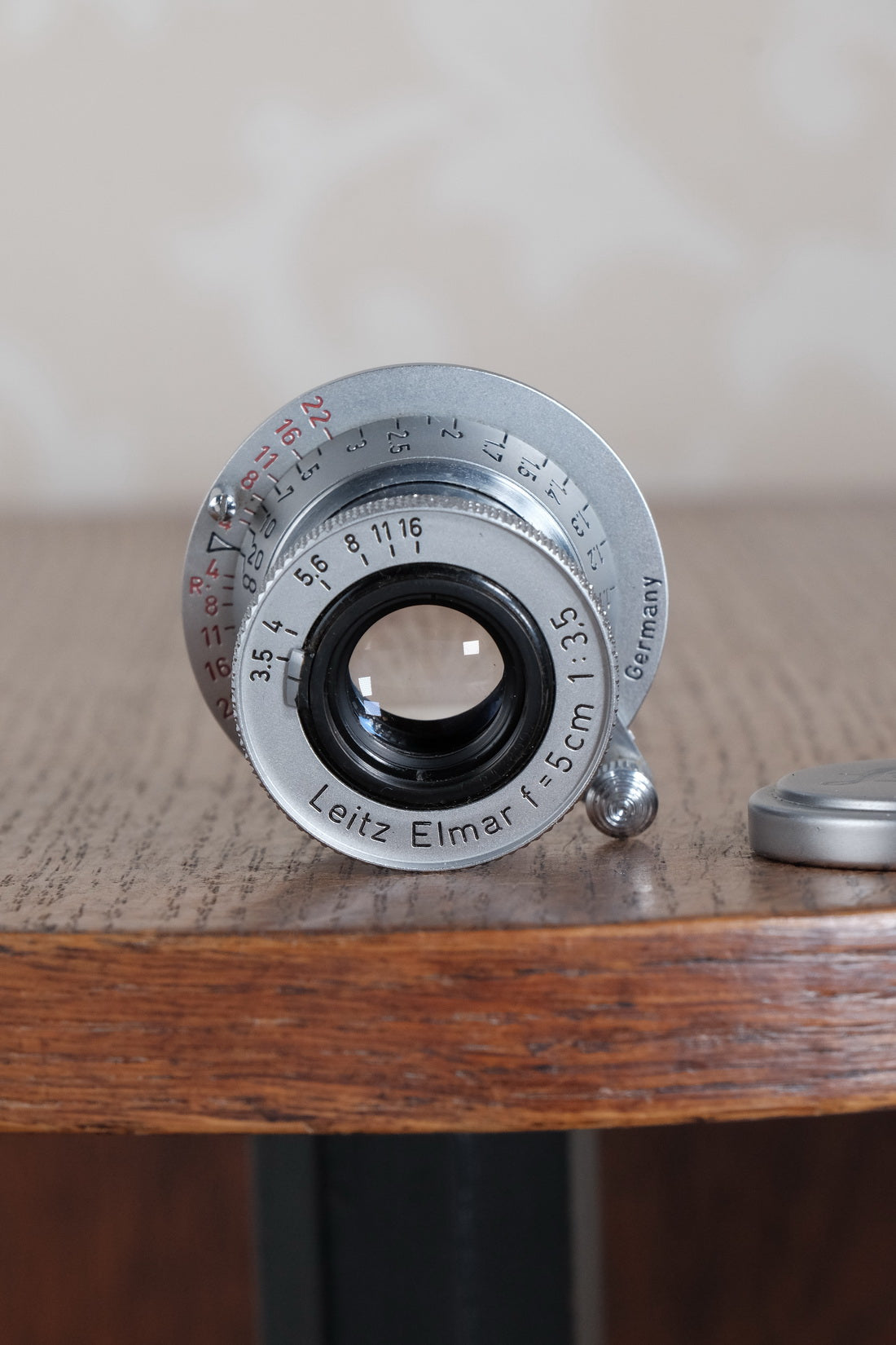 Near Mint! Red Scale Elmar - 3.5/50mm coated lens