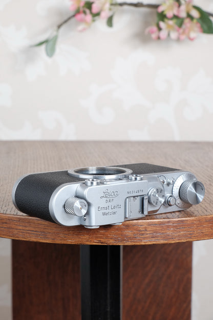 Superb! 1939 Leitz Leica II, CLA'd, Freshly Serviced!