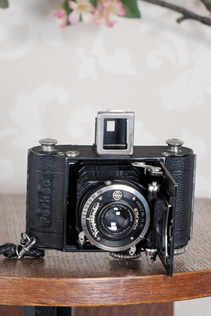 Rare! 1934 Voigtlander 3x4 Perkeo, 127 film, CLA'd, Freshly Serviced!