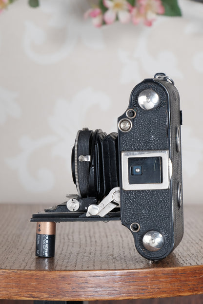 Rare! 1934 Voigtlander 3x4 Perkeo, 127 film, CLA'd, Freshly Serviced!