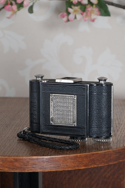 Rare! 1934 Voigtlander 3x4 Perkeo, 127 film, CLA'd, Freshly Serviced!