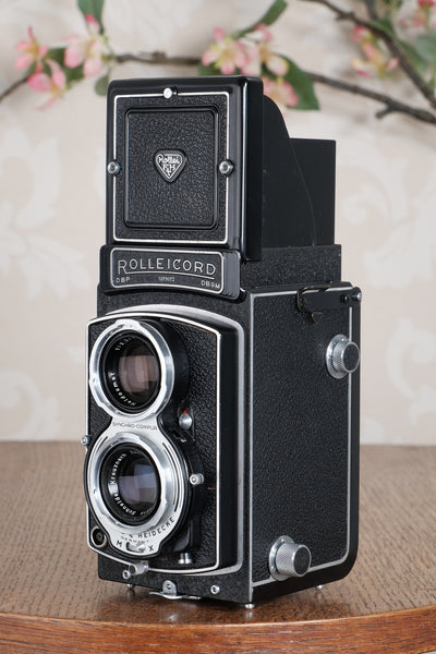 Near Mint! 1954 Rolleicord with Synchro-Compur shutter & Coated lens with original case, CLA'd, Freshly Serviced!