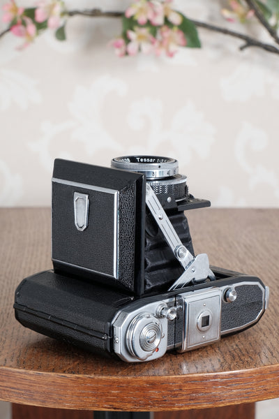 Excellent! 1938 Zeiss-Ikon Ikonta 6x4.5, Coated Tessar. Freshly Serviced, CLA'd