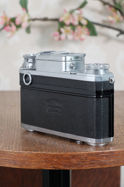 Superb! 1938 Zeiss Ikon Contax, CLA'd, Freshly Serviced!