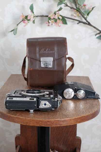 Circa 1936 Plaubel Makina II, 6x9, coupled Rangefinder camera. Freshly Serviced, CLA'd.
