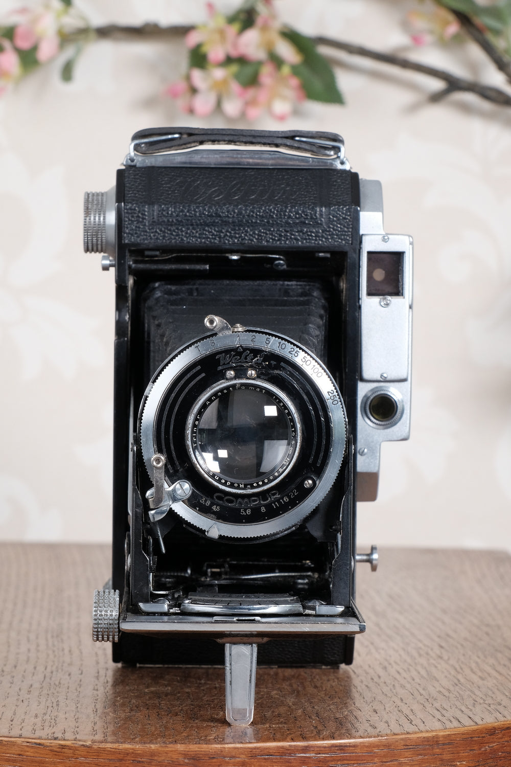 Rare! 1937 WELTA WELTUR 6x9 Coupled Rangefinder Camera, with original case. CLA'd, Freshly serviced!