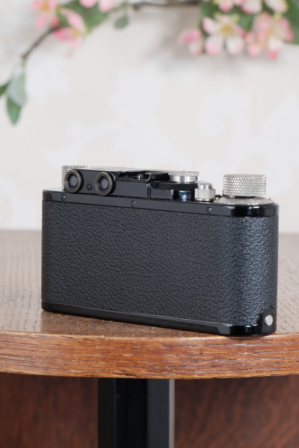 Superb! 1934 BLACK LEITZ LEICA II with nickel fittings & nickel Elmar lens.  Freshly Serviced CLA'd!