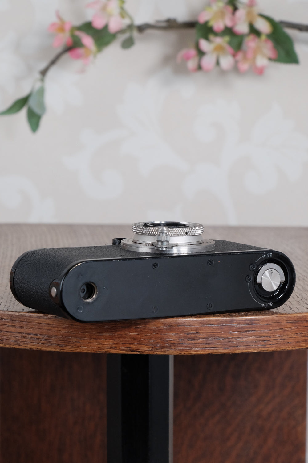 Superb! 1934 BLACK LEITZ LEICA II with nickel fittings & nickel Elmar lens.  Freshly Serviced CLA'd!