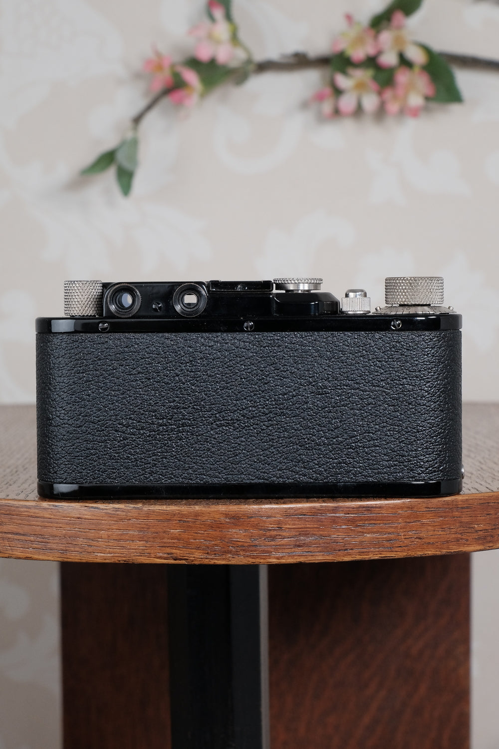 Near mint! 1933 BLACK LEITZ LEICA II with Nickel Elmar lens.  Freshly Serviced CLA'd! - Leitz- Petrakla Classic Cameras