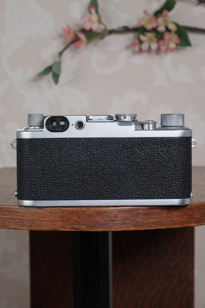 Near Mint! 1950 Leitz Leica IIf. Freshly Serviced CLA'd! - Leitz- Petrakla Classic Cameras